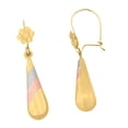 thumbnail image 3 of Aretes De Gota En Oro Florentino 10 K Aretes De Gota En Oro Florentino 10 K Joyería M De León Aretesa De Gota, 3 of 3