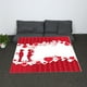 thumbnail image 2 of Manta Valentine Themed Double Flannel Blanket de San Valentín para Ella / él 80x150cm Amantes, 2 of 9