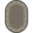 thumbnail image 4 of DynamicRugs AN212570113263 57011 Ancient Garden Collection 2.2 x 11 in. Traditional Rectangle Rug, Black & Ivory, 4 of 7