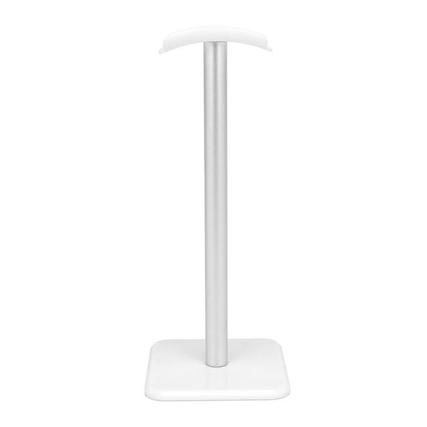 M Buder Soporte para Auriculares de Esquinas Redondeadas Base Antideslizante Bandeja de TPU Barra de Metal Resistente para Hogar Juegos Oficina Blanco 24.5 cm / 9.6 inches