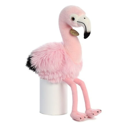 Aurora - Medium Pink Miyoni - 9" Andean Flamingo - Realistic Stuffed Animal