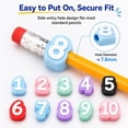 thumbnail image 4 of Number Pencil Toppers, Numbered Pencil Toppers 1-50 | Numbered Pencil Toppers 1-50, Reusable Classroom Pencil Labels for Student Organization and Teacher Supplies (Red, Number: 1-50), 4 of 8