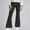 Black, variant on High Waist Flared Yoga Pants For Teen Stretch Bootcut Leggings Athletic Dance Workout Trousers Comfortable Wide Leg Fitness Bottoms