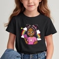 thumbnail image 2 of GreatBaby T-shirt Respirant pour Enfants à Manches Courtes pour Garçons Filles Saison de la Rentrée Col Rond Manches Courtes Hauts Décontractés Polyvalents pour l'Extérieur (Noir#3, 12 Ans), 2 of 7
