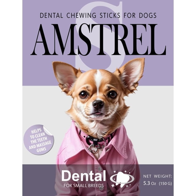 Masticación dental AMSTREL para perros de razas pequeñas
