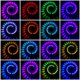 thumbnail image 5 of Colorido Rgb Espiral Agujero Lámpara De Pared Superficie Pared Instalar Decoración Para El Hogar Luz Led Muyoka Hogar, 5 of 7