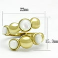 thumbnail image 2 of New Stainless Steel Gold IP Aurora Borealis Wrap Ring  Size 5, 2 of 4
