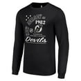 thumbnail image 2 of Men's Starter  Black New Jersey Devils Arch City Theme Graphic Long Sleeve T-Shirt, 2 of 3