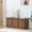 Curved Bench-Walnut, variant on Wirrytor 39" Large Curved Edge Shoe Storage Bench with Flip Top, Arched Panel Storage Chest for Entryway Hallway Bedroom Toys Blankets, Natural Wood