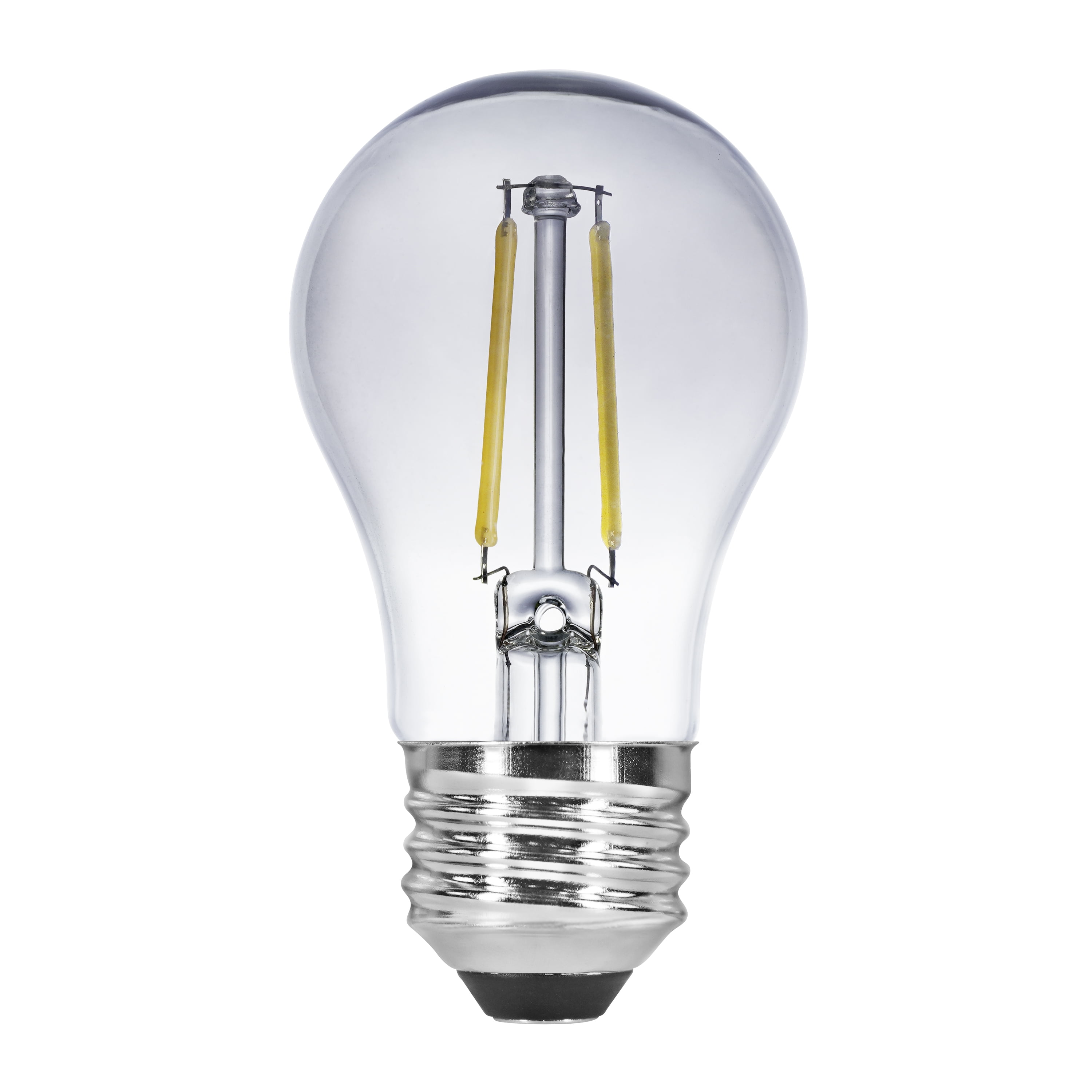 (2 pack) Better Homes & Gardens A15 Vintage LED Light Bulb, Smokey, 3 Watts Efficient, 5000k, E26, Dim, 2 Pk