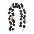 thumbnail image 1 of COM1950s Halloween Party Decorations, Christmas Decorations Indoor Home Decor, Halloween Decoration Artificial Leaf Rattan Hanging Maple Leaf Indoor Home Halloween Christmas Party Fireplace Decoration, 1 of 7