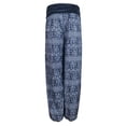 thumbnail image 3 of Womens Tapered Pants Drawstring Back Elastic Waist Pants Casual Trousers With Pockets, 3 of 3