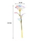 thumbnail image 3 of pstuiky 6 Rosas Luminosas de Colores, Flores Artificiales, Decoración Única para el Hogar, Regalo para Mamá, Regalo de San Valentín, 3 of 7
