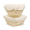 Badger Basket Naturally Woven Storage Baskets, Walnut