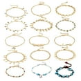 thumbnail image 1 of fastboy Bracelet Colorfast Durable Comfortable Ankles Chains Exquisite Chic Girls Anklets for Dress Decoration Feet Decor Type 9, 1 of 6