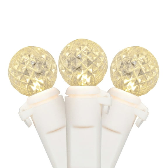 Northlight 50 Count LED G12 Berry Mini Christmas Lights with 15 ft. Wire