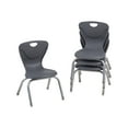thumbnail image 5 of FDP - Chair - ergonomic - round - gray (pack of 4), 5 of 10