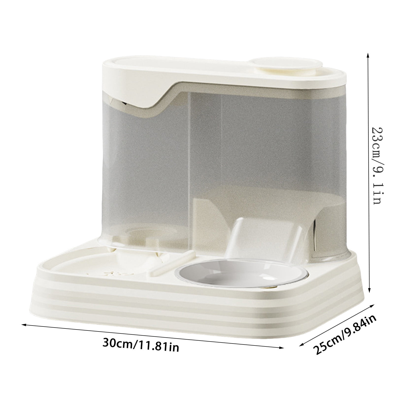 Automatic Pet Feeder and Water Dispenser Set for Dogs and Cats Large Capacity Food Dispenser with Durable Design for All Indoor and Outdoor Use