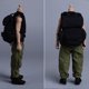 thumbnail image 3 of Figuras a escala 1/12 pantalones y cinturón de vestuario de muñecas en miniatura de cosplay para figuras de acción masculina de 6 pulgadas accesorio Pantalón verde, 3 of 8