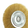 thumbnail image 2 of NEW 5inch Soft Copper Wire Wheel Brush for Deburring Descaling Polishing, 2 of 6