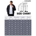 thumbnail image 3 of Colsmile Men's Hoodie Full Zip Lightweight Waffle Knit Sweatshirt Casual Long Sleeve Jacket with Pockets Spring Fall Winter, 3 of 10