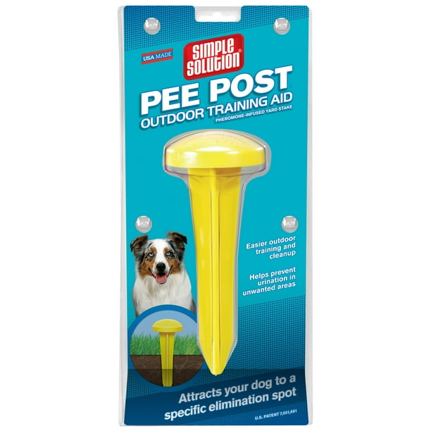 Simple Solution Pheromone Infused Pee Post Outdoor Dog Training Aid