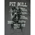 thumbnail image 2 of Words Pit Bull Sweatshirt Hoodie Adult, Pitbull Accessories, Pitbull Gifts, Pit Bull Mom, Pit Bull Dad (Small), 2 of 2