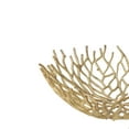 thumbnail image 3 of Benzara BM205202 Industrial Style Metal Bowl with Intricate Mesh Design, Gold - Set of 2, 3 of 4