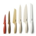 thumbnail image 1 of CAROTE 12PCS Kitchen Knife Set with Paring Knife, Stainless Steel with Creamic Coating, Dishwasher Safe, 1 of 6
