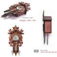 thumbnail image 2 of 2024, Reloj de cuco de madera artesanal Reloj de pared de arte vintage estilo árbol para el hogar Restaurante Decoración de unicornio, 2 of 3