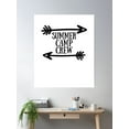 thumbnail image 2 of Summer Camp Crew | Summer Camp Poster Wall Art, Modern Wall Decor, 8x12 UNFRAMED, 2 of 3