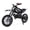 18.8Miles-49cc 2-stroke -28Mph-Black, variant on 49CC Kids Gas Dirt Bike, 2-Stroke Gas Powered Motorcycle, Dual Disc Brakes, Front & Rear Shock, 10" Off-Road Tires, 28 MPH Top Speed, 132 LBS Max Load, Mini Dirtbike for Kids 8-14