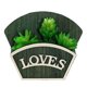 thumbnail image 1 of Flores artificiales, flores artificiales, bonsáis pequeños y carnosos, adornos creativos, plantas verdes artificiales, plantas en macetas, 1 of 5