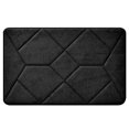 thumbnail image 2 of Clearance under $5 Usloyux Memory Foam Bath Mat 15.7x23.6, Ultra Soft and Absorbent Bathroom Rugs, Machine Washable, Comfortable Bath Carpet for Bathroom Floor, Tub and Shower, 2 of 6
