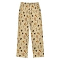 thumbnail image 3 of Kids' Pajama Pants Soft Relaxed Fit Sleep Pants Lounge Pants with Pockets Bees and Flowers Pattern Medium, 3 of 9
