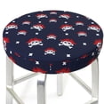thumbnail image 3 of Susaid pirates skull Print Elastic Bar Stool Cover Personalized Washable Stool Cover for Barbershop Home Bar Kitchen-12 inch, 3 of 7