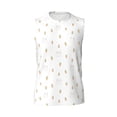 thumbnail image 6 of Lsque Rabbit And Carrot Print Men's Cotton Blend Sleeveless Muscle Shirts (S-3XL)- Moisture Wicking, Odor Protection, UPF 30+,X-Large, 6 of 8