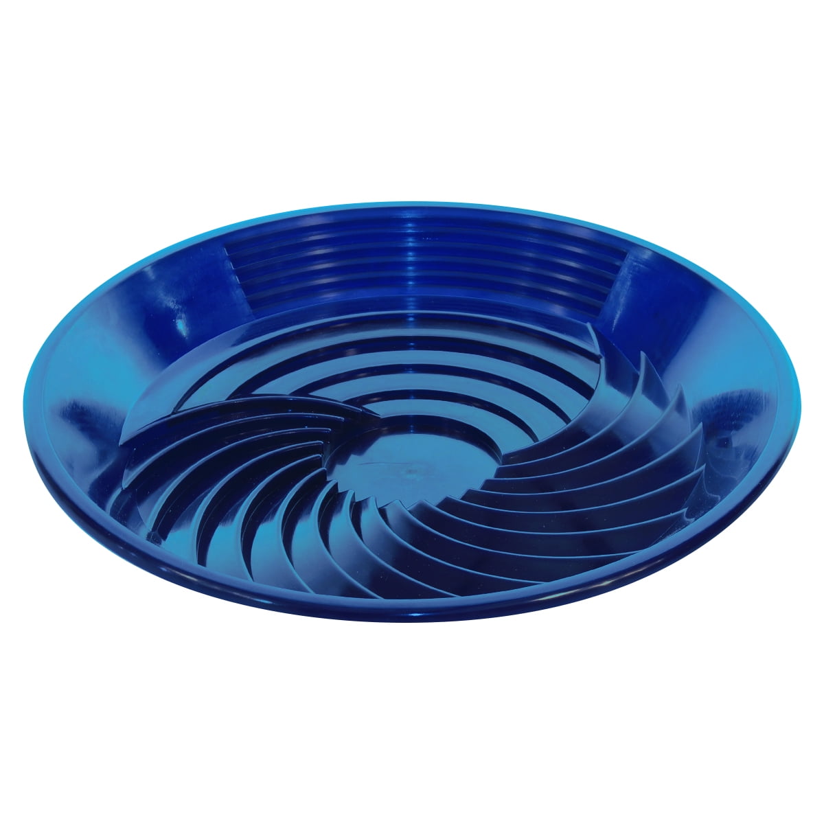 TurboPan Gold Prospecting Tools 16 inch Dark Blue Gold Pan for Sluice Panning - Walmart.com ...