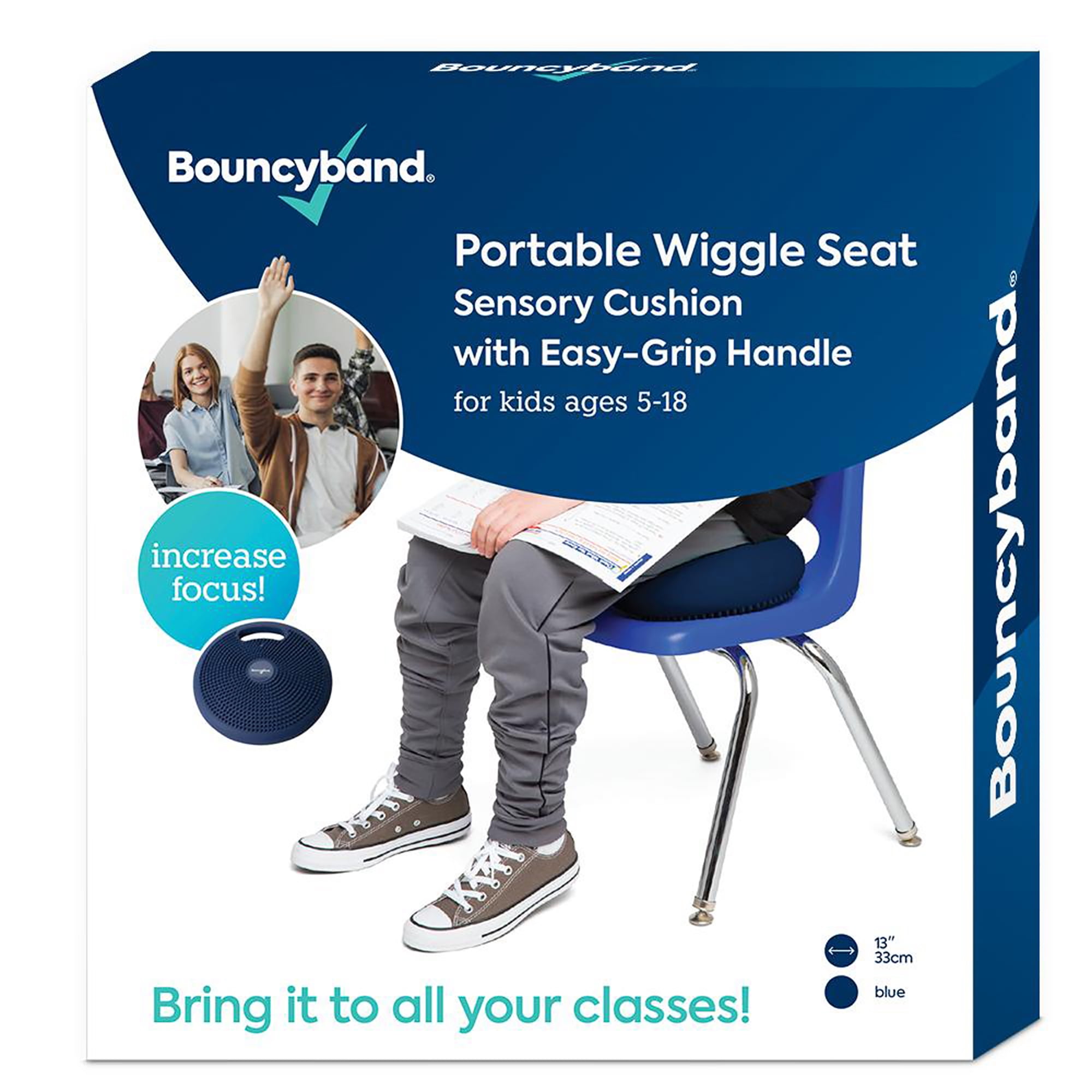 Bouncyband Antimicrobial Big Wiggle Seat Sensory Cushion