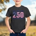 thumbnail image 2 of Zhuashum T-Shirts de Printemps pour Garçons, Blouse à Col Rond, Manches Courtes Graphiques Patriotiques, Hauts pour Enfants, Imprimé Dessin Animé du 4 Juillet, Rétro, Noir, 10-11 Ans, 2 of 4