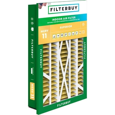Filterbuy 20x30x5 MERV 11 Allergen Defense, Pleated HVAC AC Furnace Air Filters for Honeywell Return Grille (1-Pack)