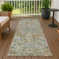thumbnail image 6 of Addison Rugs Chantille Indoor/Outdoor Traditional Global Basil Machine Washable Runner Rug, 2'3" x 7'6", 6 of 7