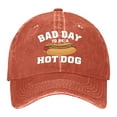 thumbnail image 1 of HNMKIU Casquette de Baseball Imprimée Douce Lavée Usée pour Usage Décontracté et Quotidien 02_Orange, Taille Unique, 1 of 3
