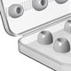 thumbnail image 4 of 12pcs Auriculares Ear consejos para el oído, silicona, portátil, con caja de almacenamiento, reemplazo de tapones para tableros para los oídos para iO gris, 4 of 4