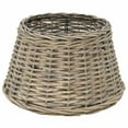 thumbnail image 2 of vidaXL Lamp Shade Wicker 14.9"x9.1"/11.8"x7.9" Natural Home Light Shape Cover, 2 of 5