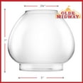 thumbnail image 4 of Olde Midway 15-Inch Acrylic Globe for Gumball Machines - Shatterproof Plastic Replacement Bowl, 4 of 7