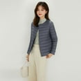 thumbnail image 4 of Vedolay Jacket Women Button Down Long Sleeve Soft Cardigan Blazer Jackets Blue,3XL, 4 of 5