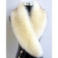 thumbnail image 4 of Cuello de piel de zorro de imitación, chal de mujer, bufanda de cuello de piel grande, cuello de piel de imitación cálido, cuello de piel de imitación engrosado, 4 of 6