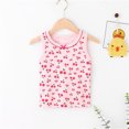 thumbnail image 3 of Girls Tank Tops Size 10-12 Cute Print Cotton Camisole Tank Top Little Girl Soft Halter Small Vest Summer Thin Undershirt,Red,150, 3 of 3