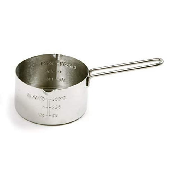 Norpro 2-Cup Stainless Steel Measuring Cup, Silver